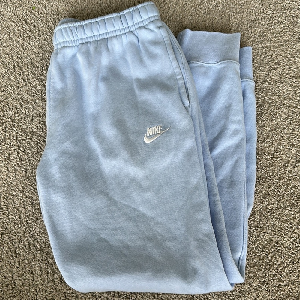 nike light blue sweatpants